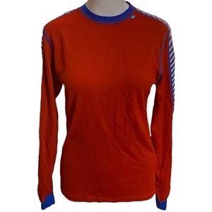 Helly Hansen Womens Lifa Active Stripe Crew Base Layer Size M